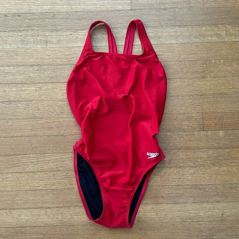 Speedo Pro Lt Super Proback Solid One Piece Compe… - image 3